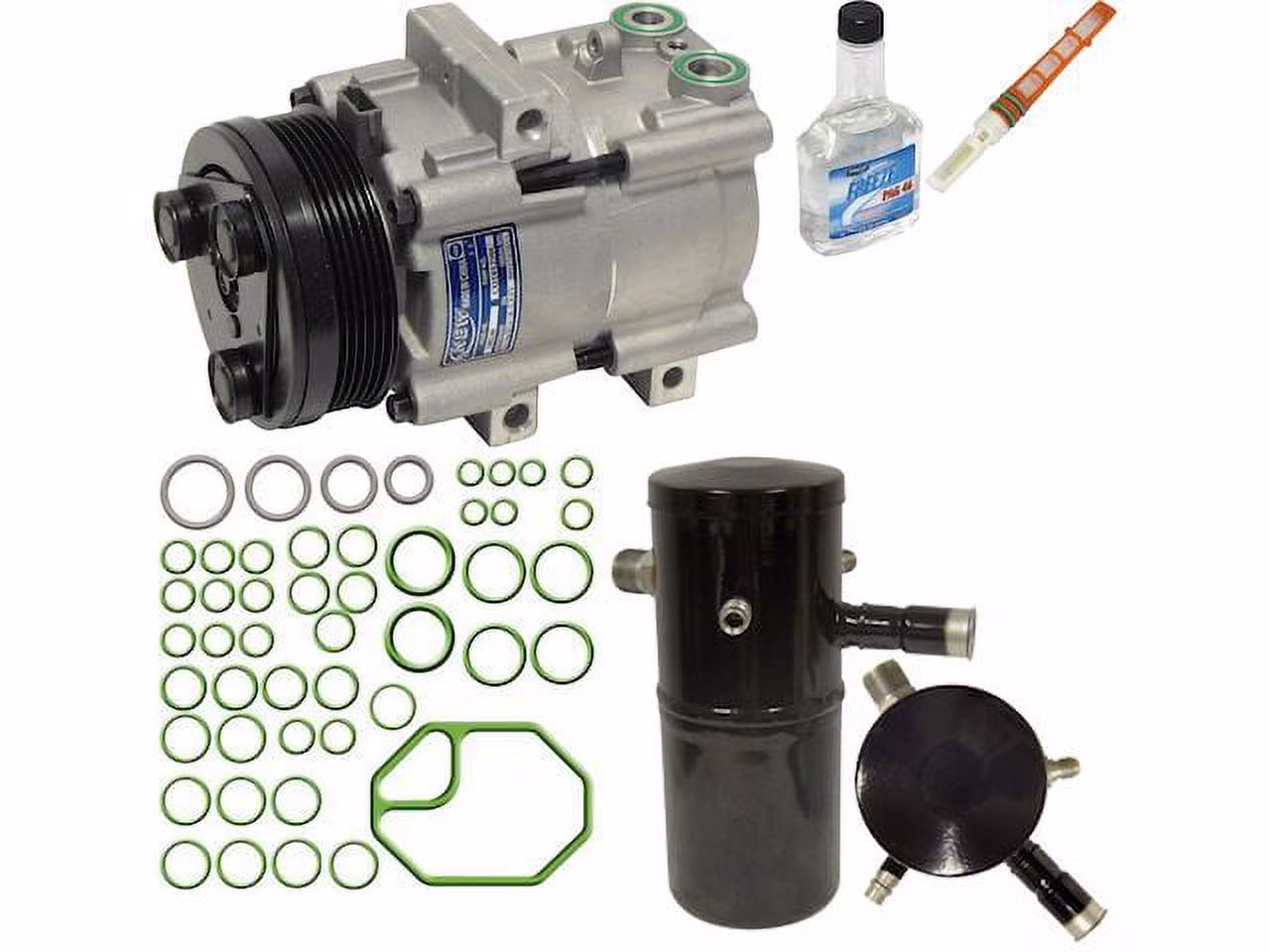 A/C Compressor Kit - Compatible with 1998 - 2002 Ford Crown Victoria 1999 2000 2001