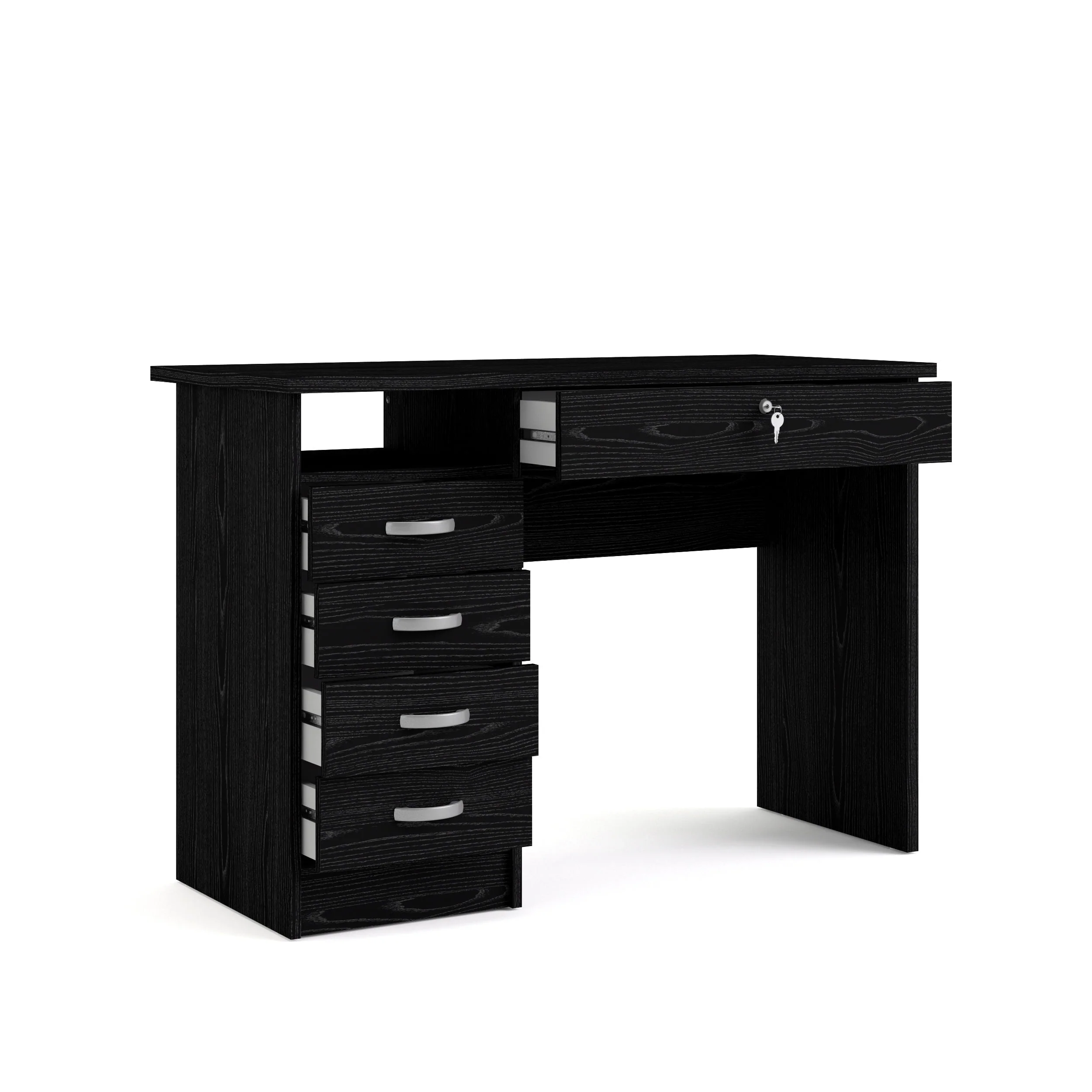 Tvilum Walden Desk with 5 Drawers