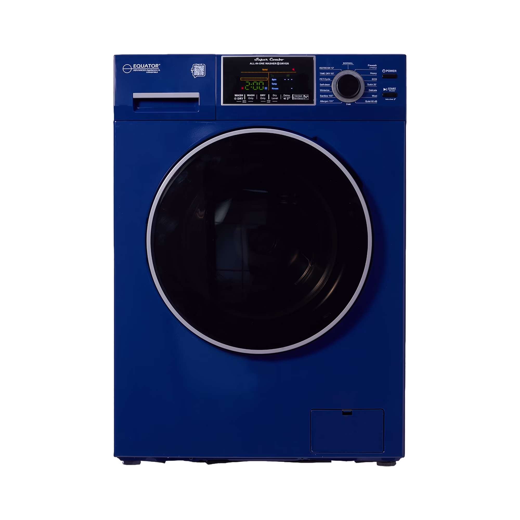 Equator 18 lbs White Combo Washer Dryer Version 3 with Sanitize Allergen Winterize