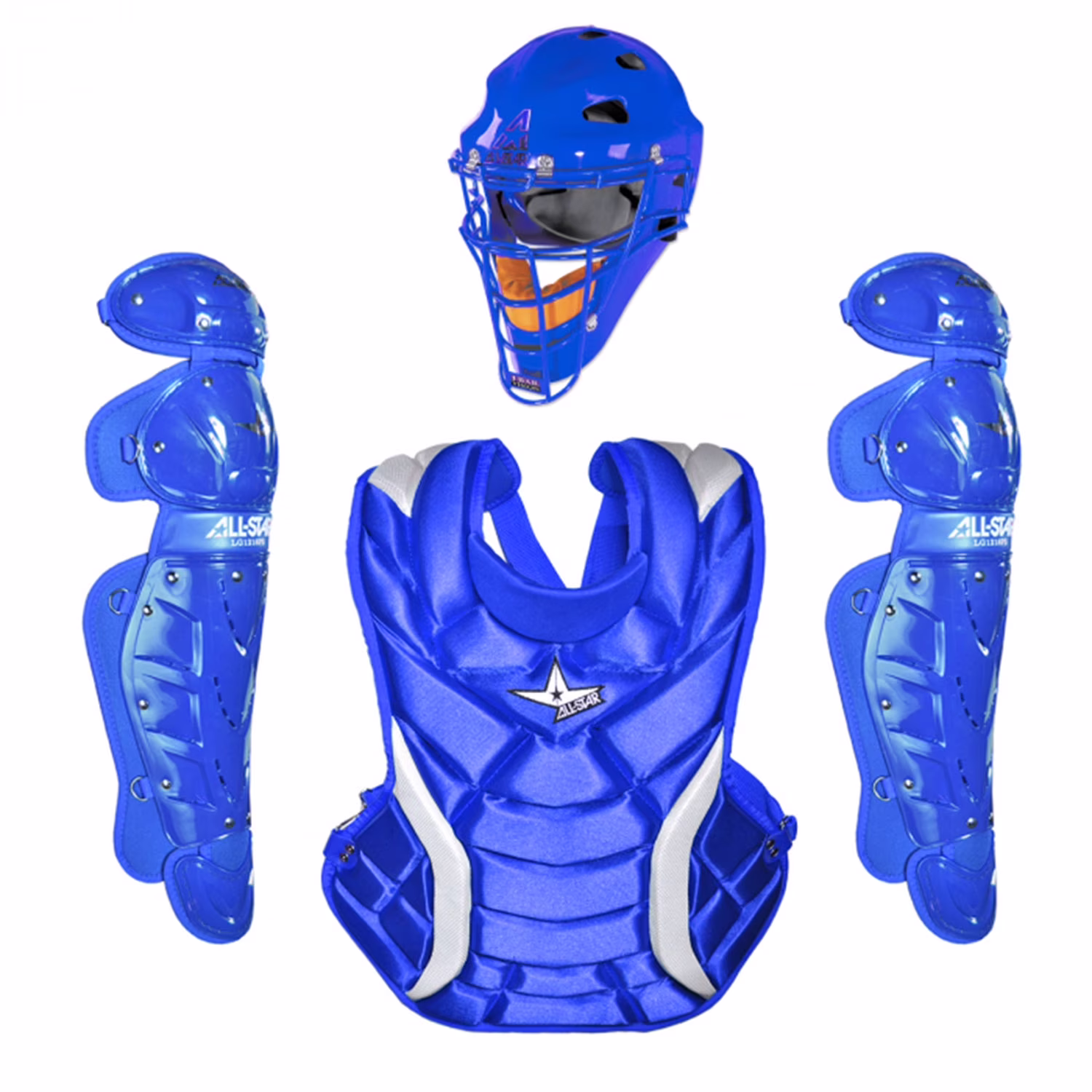 All-Star Sports Women's Fastpitch Series 14.5 Inch Catcher's Set, Royal