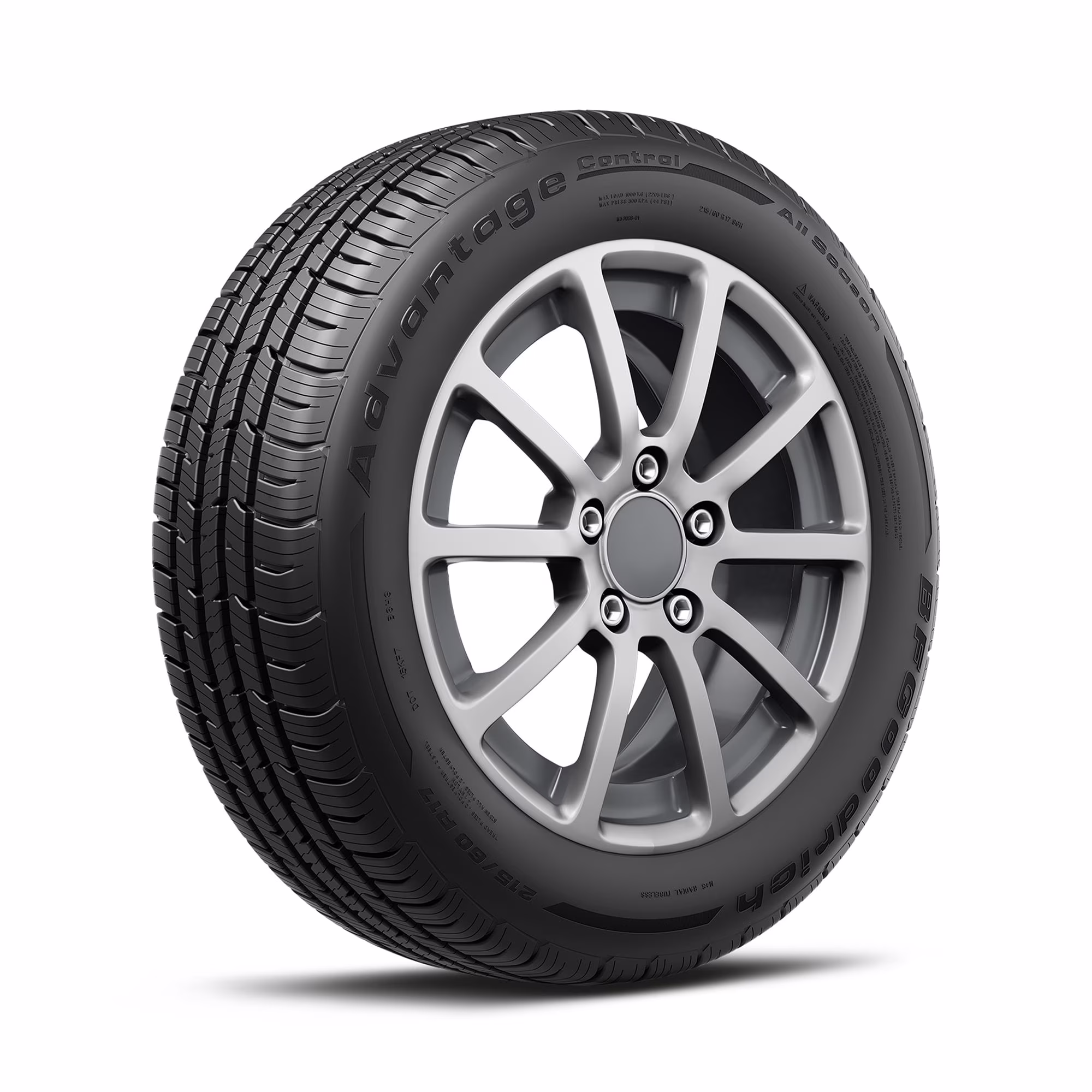 BFGoodrich Advantage Control All-Season 235/65R17 104V Tire Fits: 2017-18 Honda CR-V EX, 2019 Honda CR-V LX